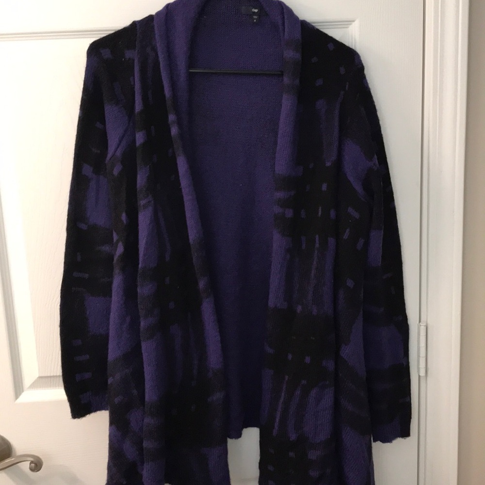 Gap purple cardigan